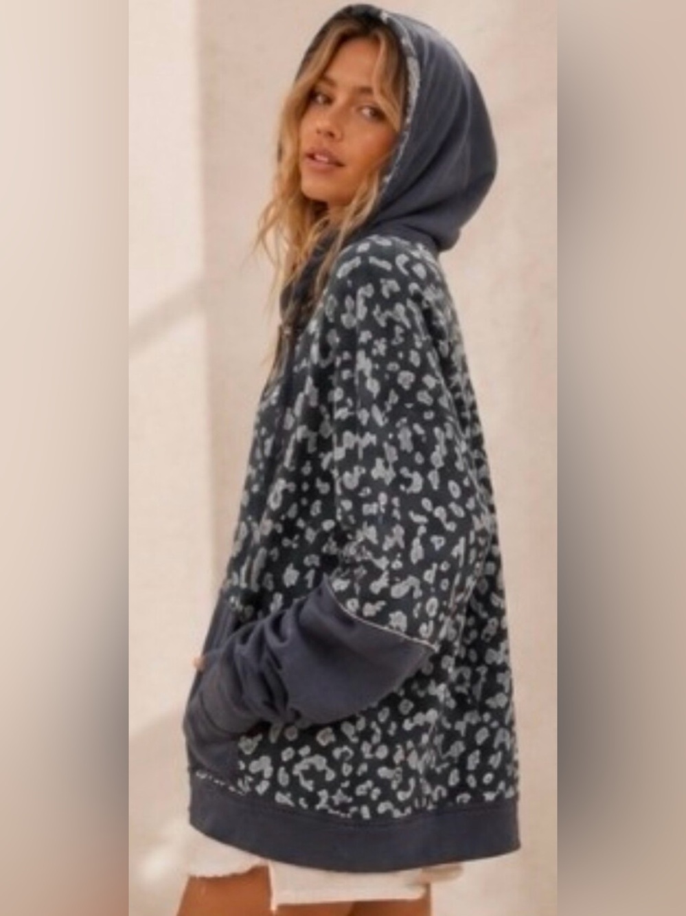 Free People- We the Free Meow Oversized Hoodie
